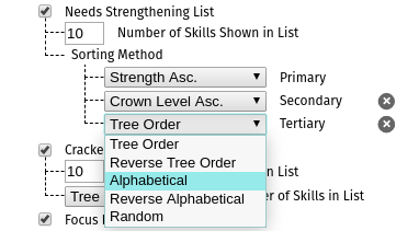 Sorting Method Dropdown 2